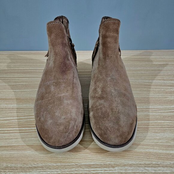 Reef Voyage Low Ankle Bootie Womens Boot Brown Leather Shoe Size 11 - Picture 6 of 14